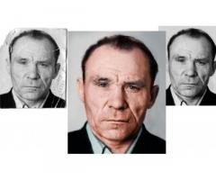 Реставрация старых фотографий, расцветка чёрно-белых снимков