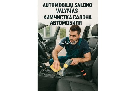 Automobilių Salono valymas
