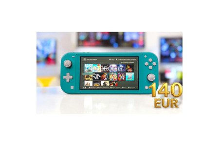 Игровая приставку Nintendo Switch Lite.