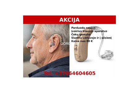 klausos aparatai