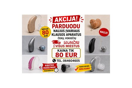 klausos aparatai