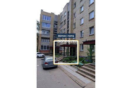 Продаётся 1-комнатная квартира в Висагинасе, ул. Космосо, 4 — 33 м² | 3 этаж | 31 000 €