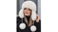 Продам меховую шапку из песца